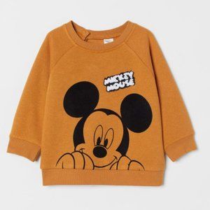 Disney X H&M unisex baby girl or boy size 9 months sweatshirt crew neck.